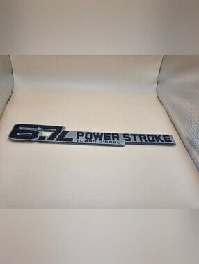 OEM Ford F-250 F-350 6.7L Power Stroke Turbo Diesel Emblem Badge